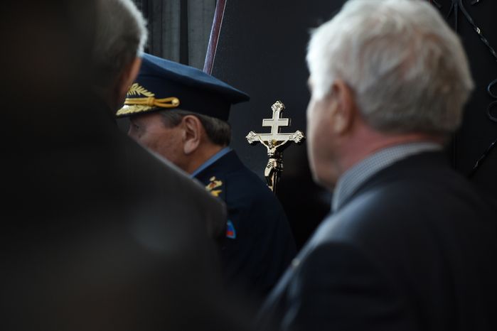 Церемония прощания с космонавтом Георгием Гречко в Москве