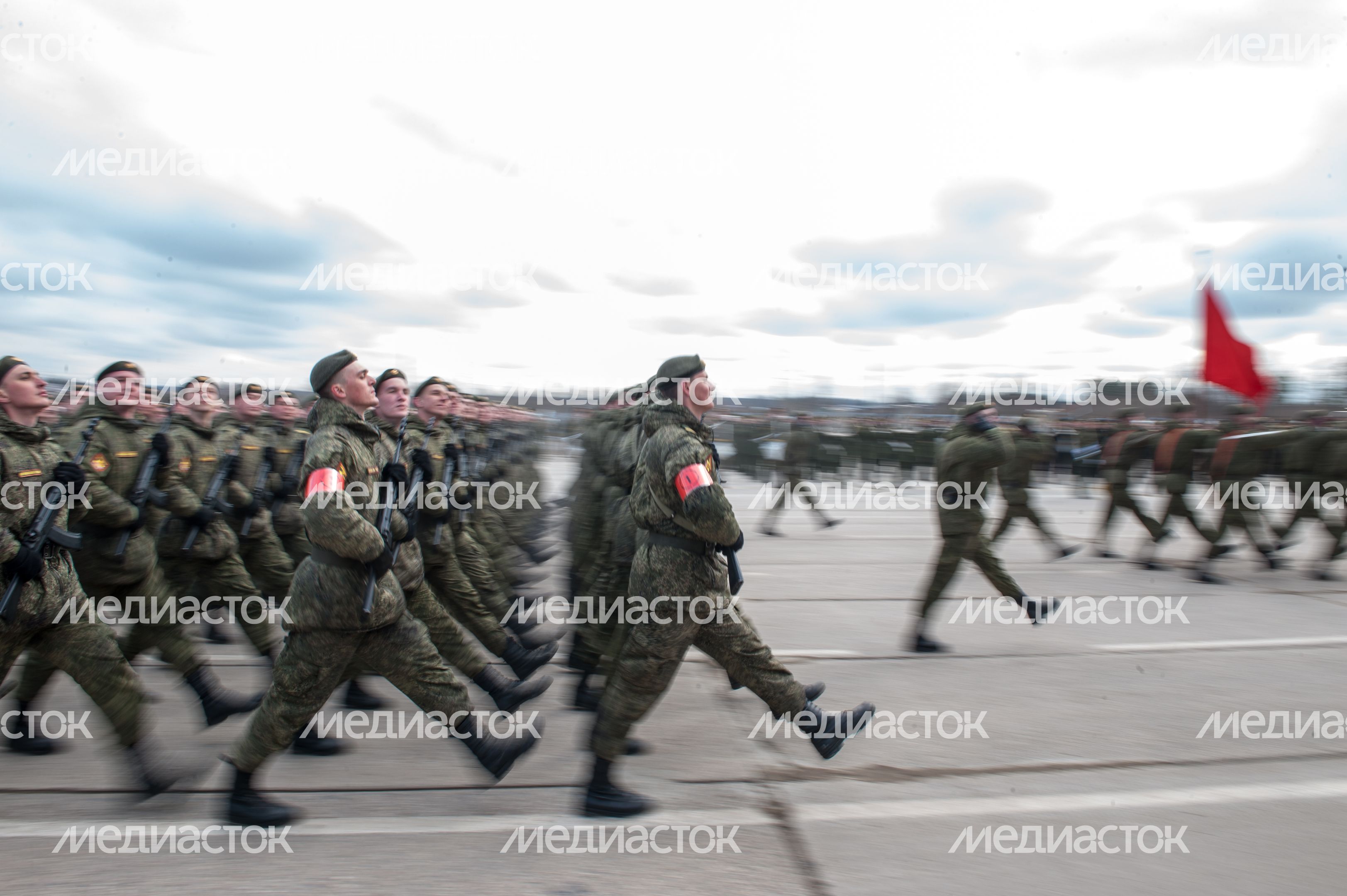 Репетиция Парада Победы в Алабино