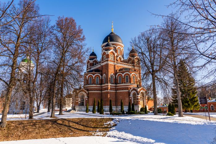 Спасо-Бородинский женский монастырь в деревне Семеновское Можайского округа