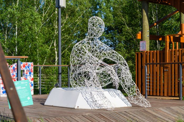 Пляж парка «Авангард» в Электростали