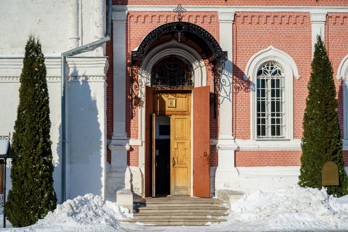 Коломна. Соборная площадь зимой