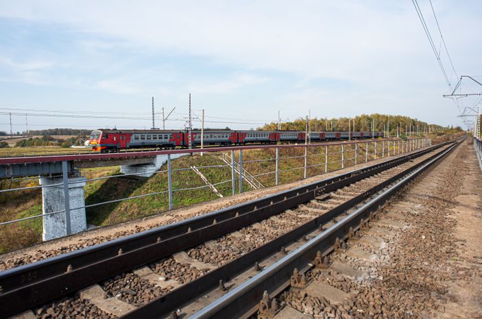 Железнодорожный мост у станции Барыбино