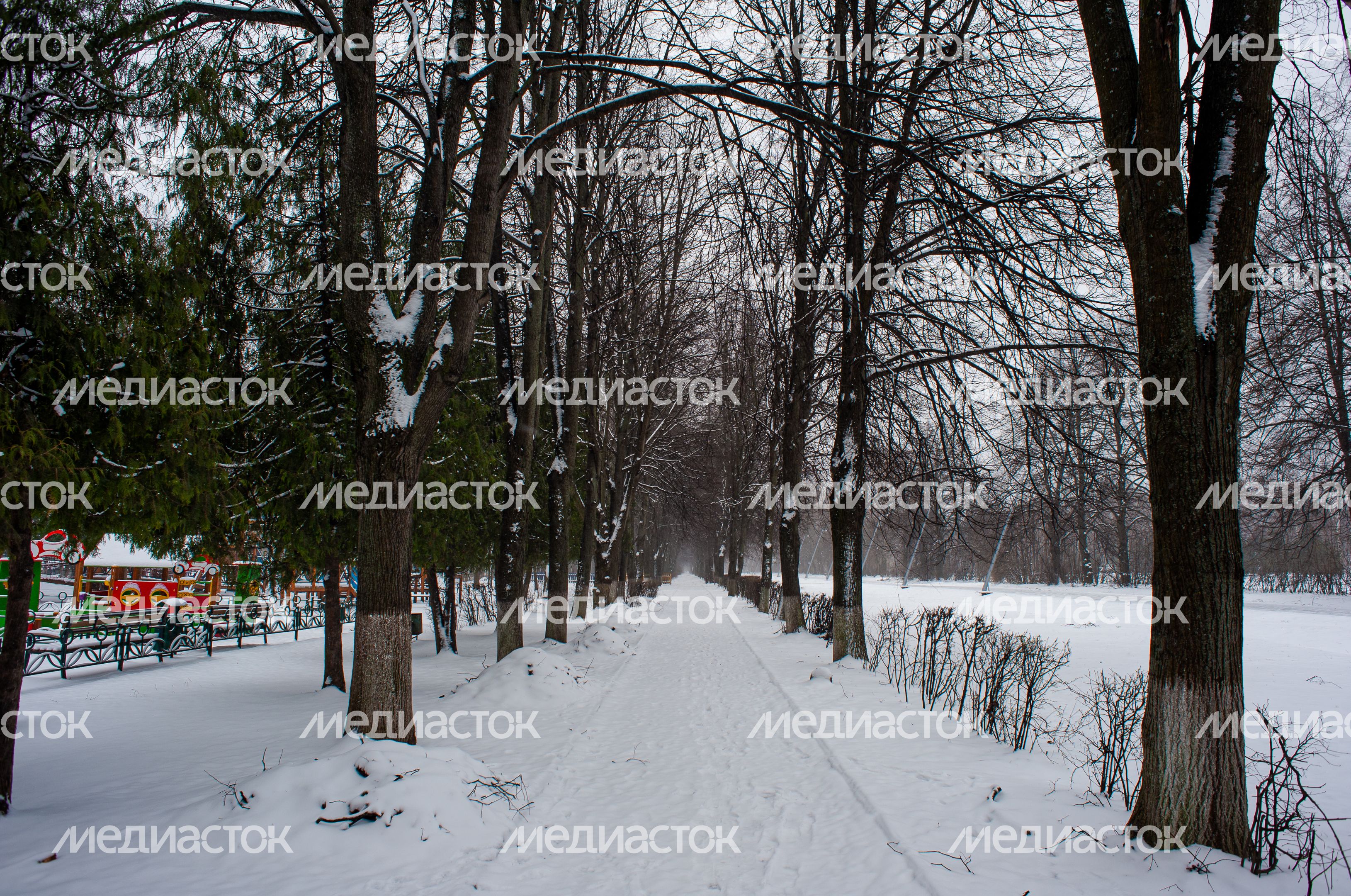 Зимние виды города Королёв