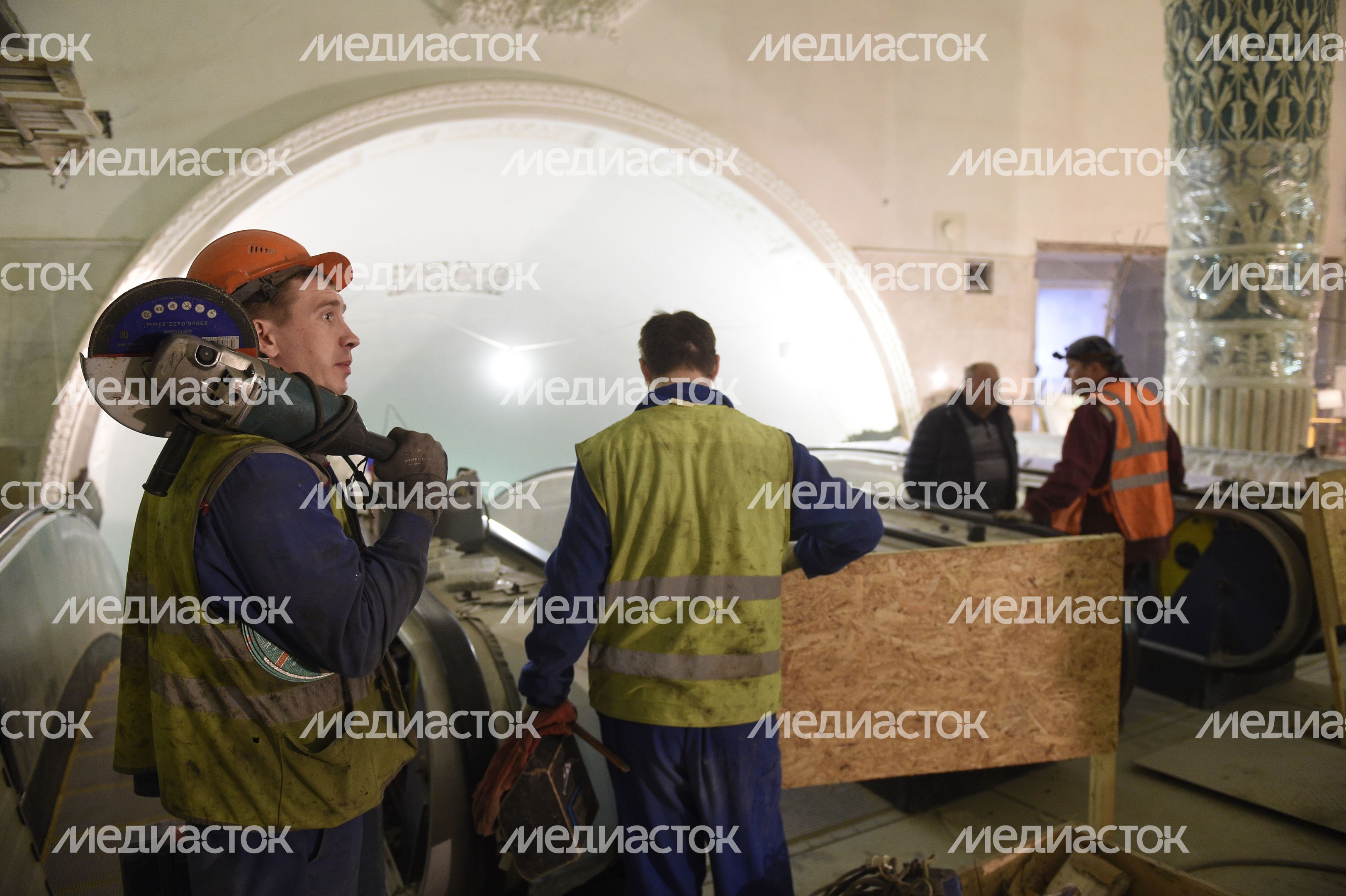 Реконструкция вестибюля станции метро «Проспект Мира»