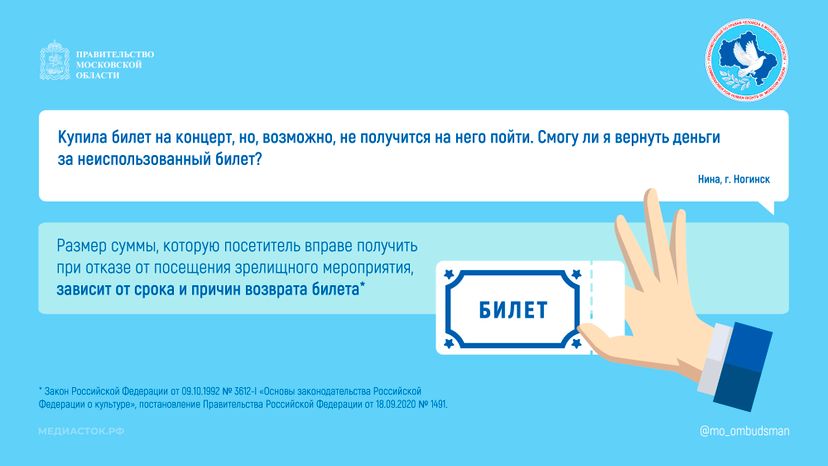 Как вернуть билеты горизонталь 01