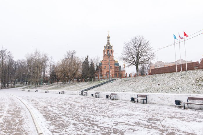 Раменское. Городской парк культуры и отдыха. Зима