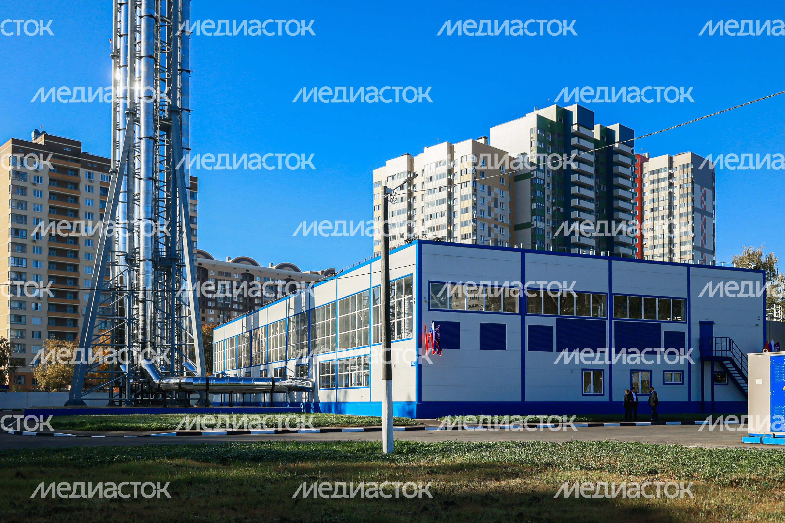 Осмотр новой котельной и реконструируемого участка теплосети в Королеве Губернатором Подмосковья