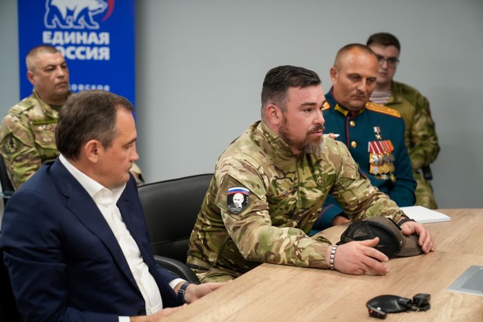 Встреча с участниками СВО - победителями предварительного голосования "Единой России"