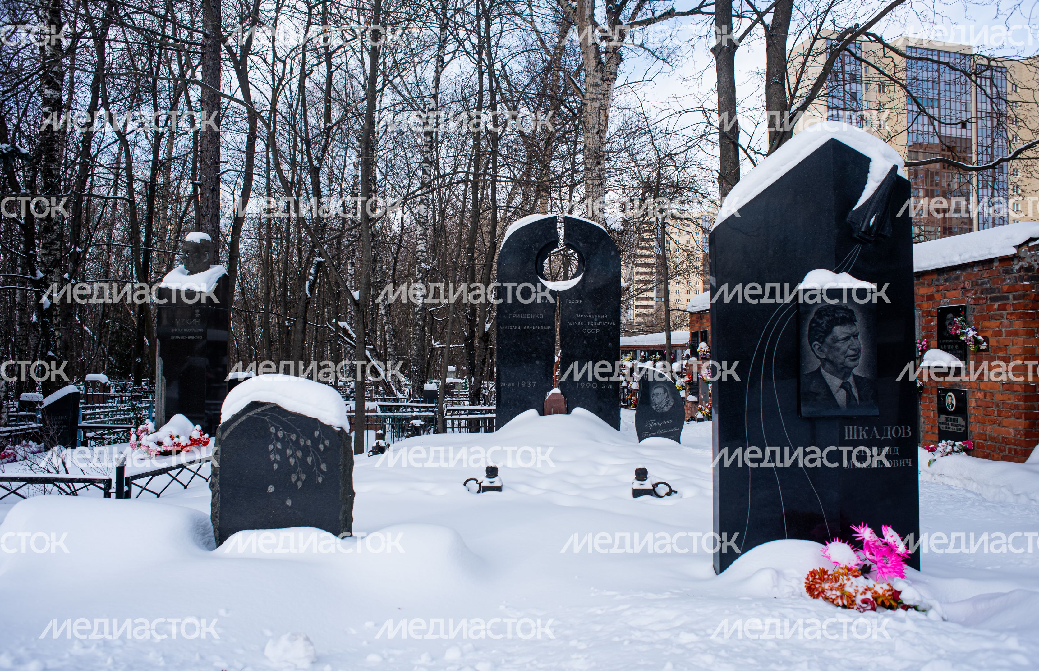 Зимние виды города Жуковский
