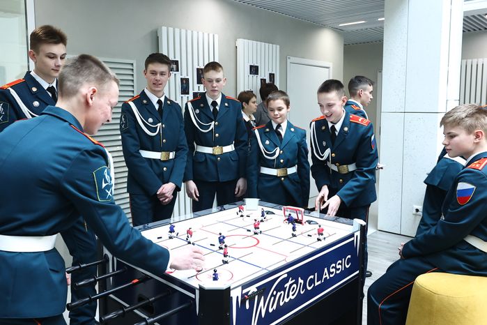 Встреча Губернатора Подмосковья с ребятами из кадетской школы «Корабелы Прионежья»