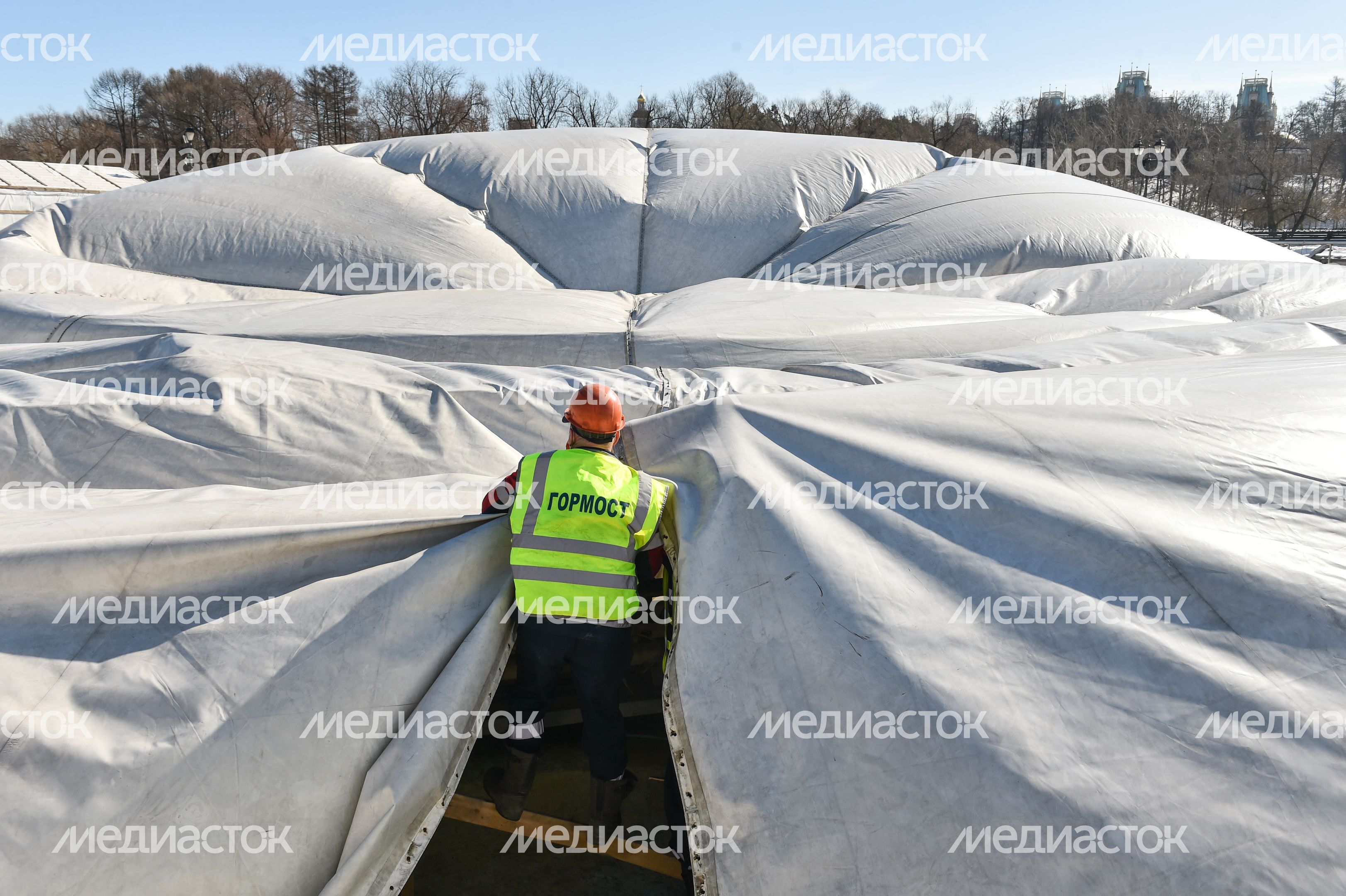Расконсервация музыкального фонтана в музее-заповеднике «Царицыно»
