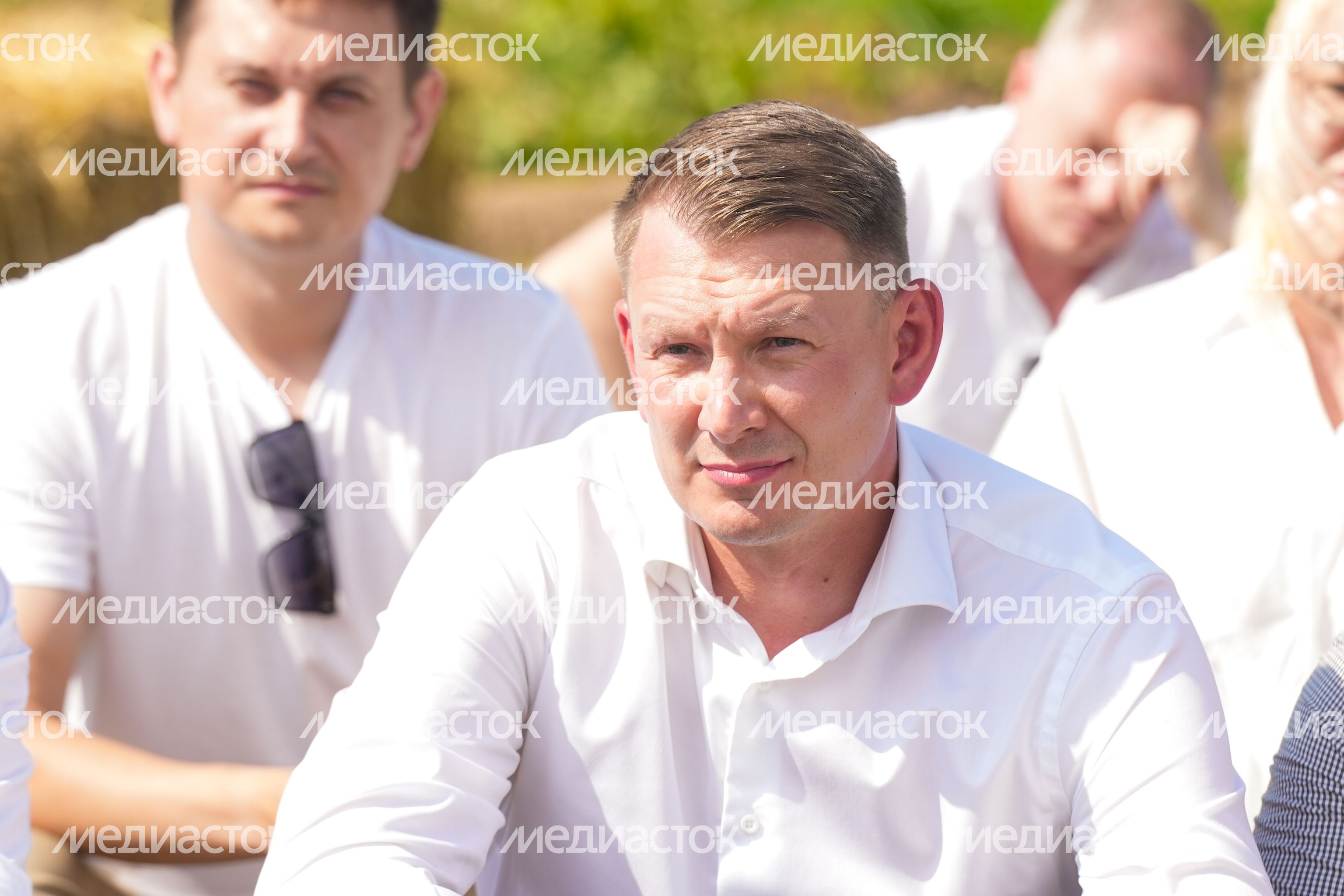 Александр Двойных на агропромышленной выставке "День поля Московской области"