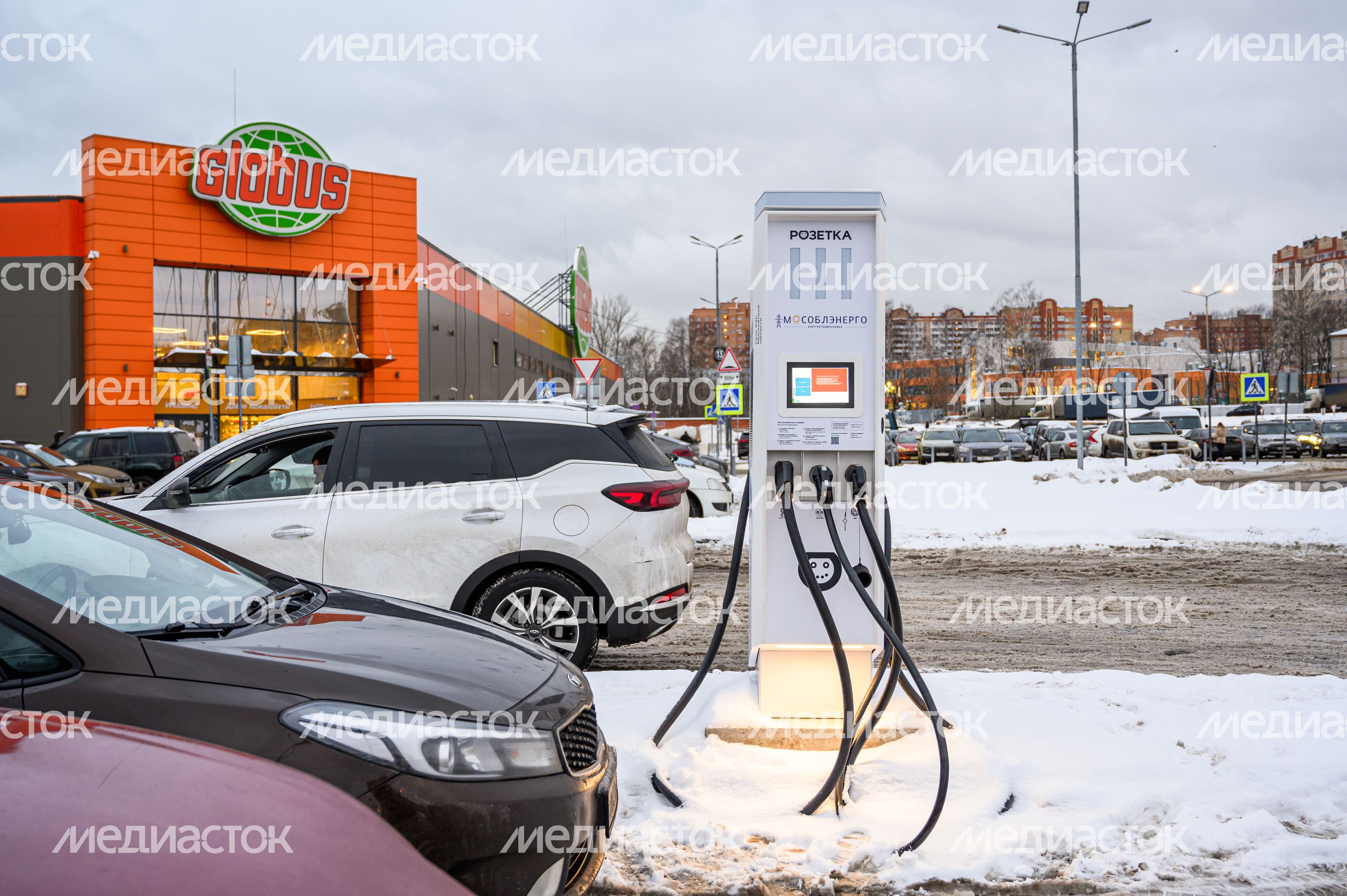 Электрозарядная станция (ЭЗС) на улице Энтузиастов в Балашихе Электрозарядная станция (ЭЗС) на улице Энтузиастов в Балашихе