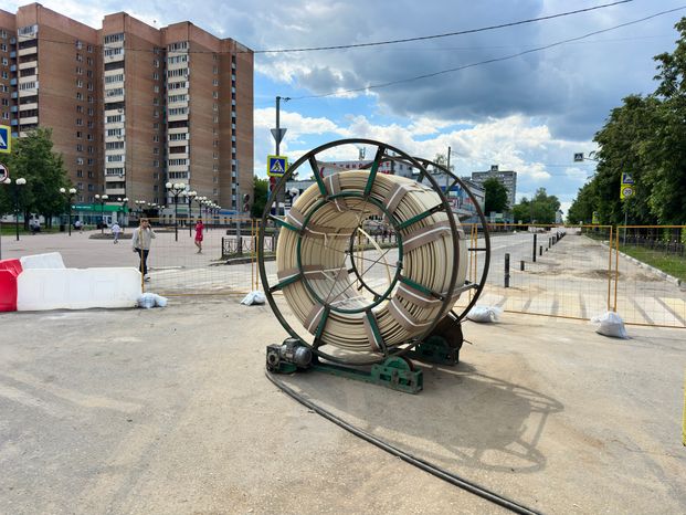 Первый заместитель министра ЖКХ Московской области Дмитрий Лабыкин проверил ход строительства инфраструктурных объектов