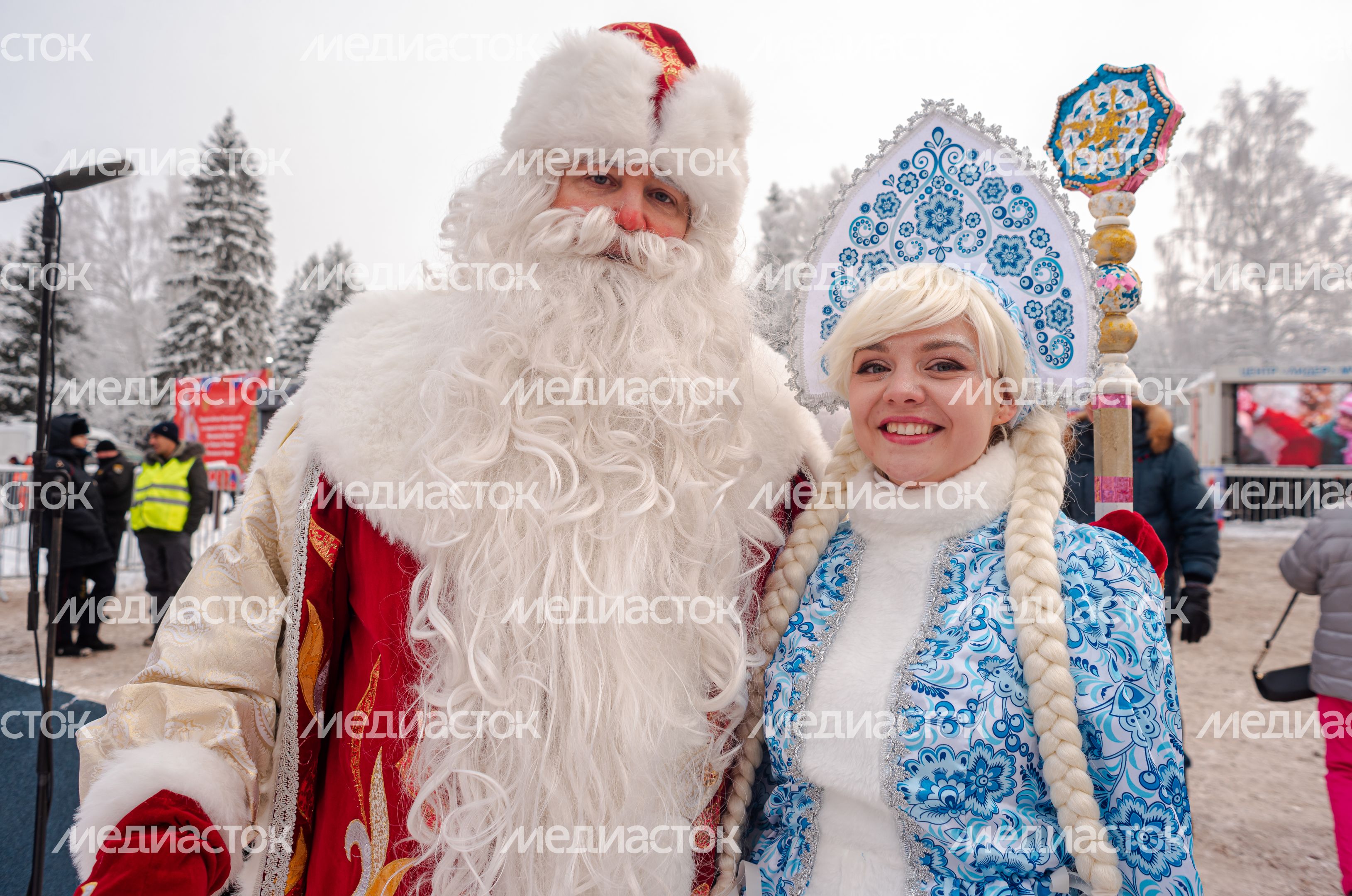 Рубка главной новогодней елки страны