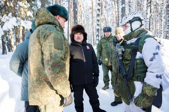 Андрей Воробьев посетил полигон в Московском высшем общевойсковом командном училище