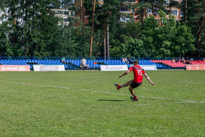 Победа "ВВА-Подмосковье-м" в чемпионате молодежных команд по регби в Монино