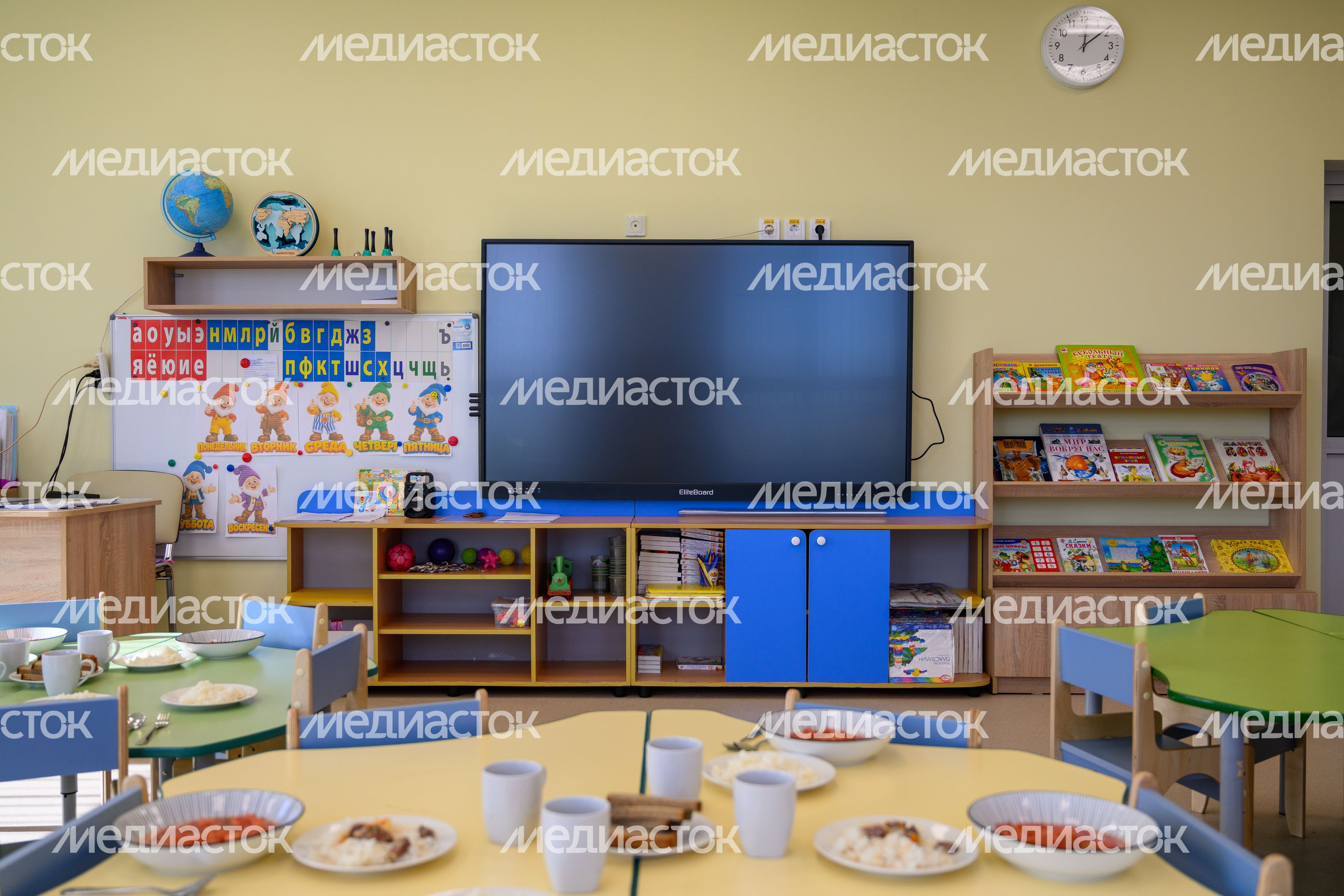 Игровая комната нового детского сада в микрорайоне Зубачево Поле Сергиева Посада