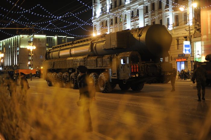Репетиция Парада Победы на Красной площади в Москве