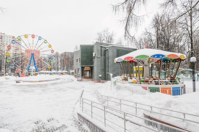 Зимний Центральный парк культуры и отдыха в Видном