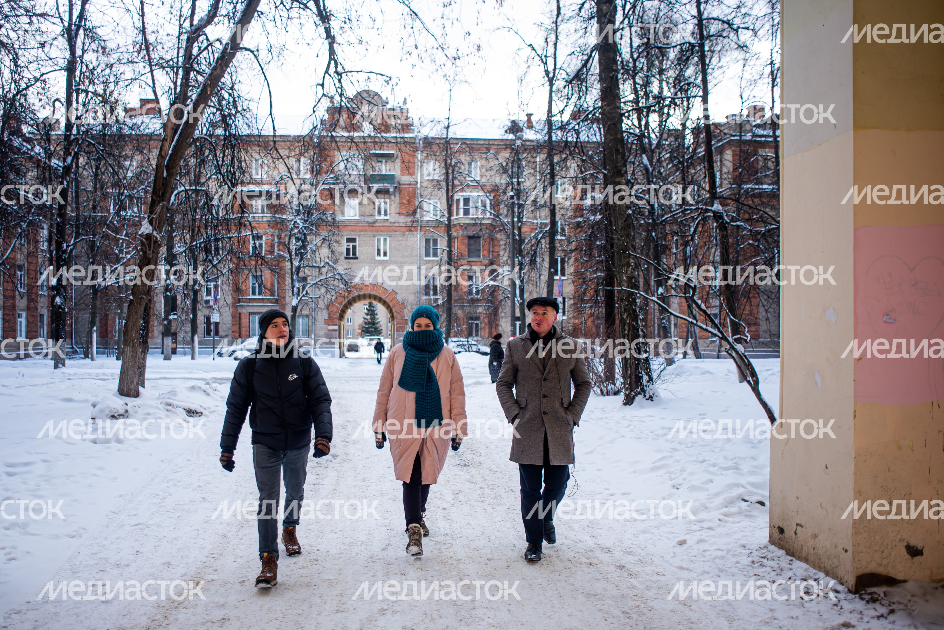 Зимние виды города Жуковский