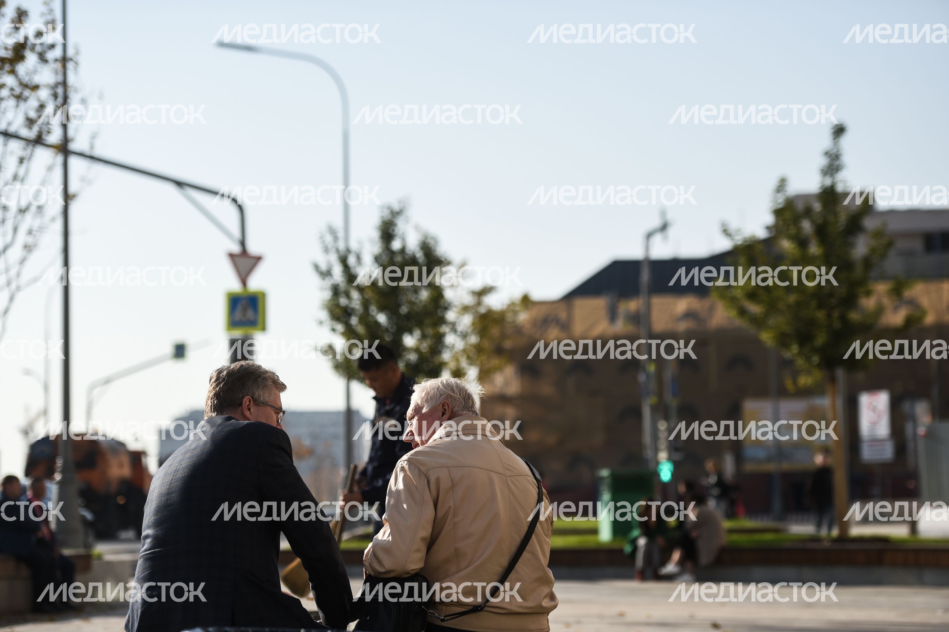 Пенсионеры в Москве