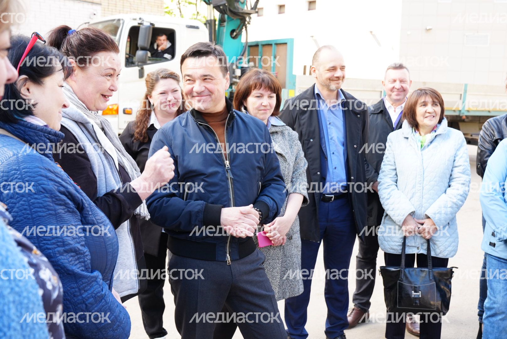 Проверка губернатором ремонта теплосетей в Химках