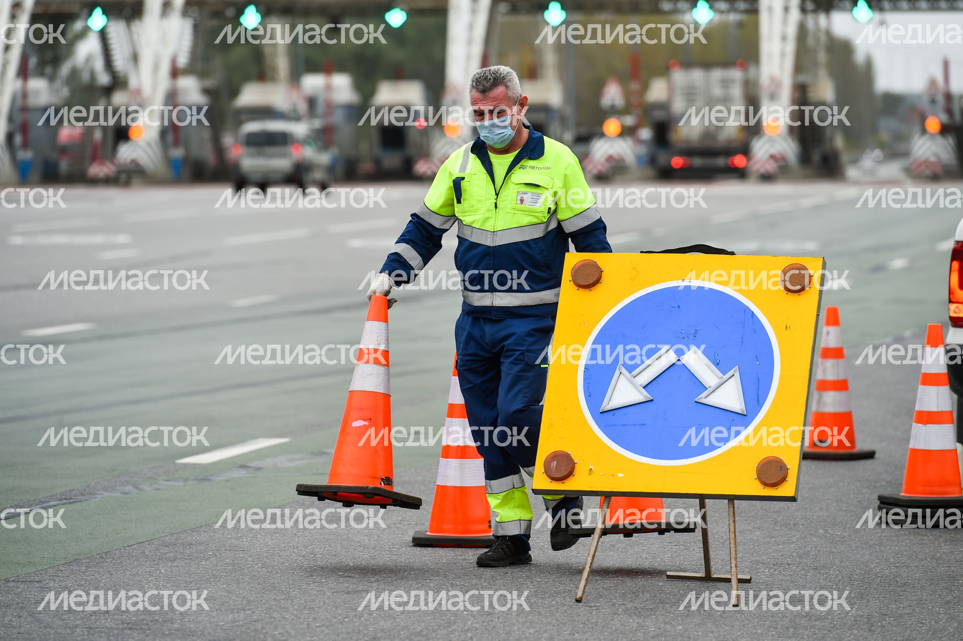Демонстрация работы беспилотных летательных аппаратов на трассе М-4 «Дон»
