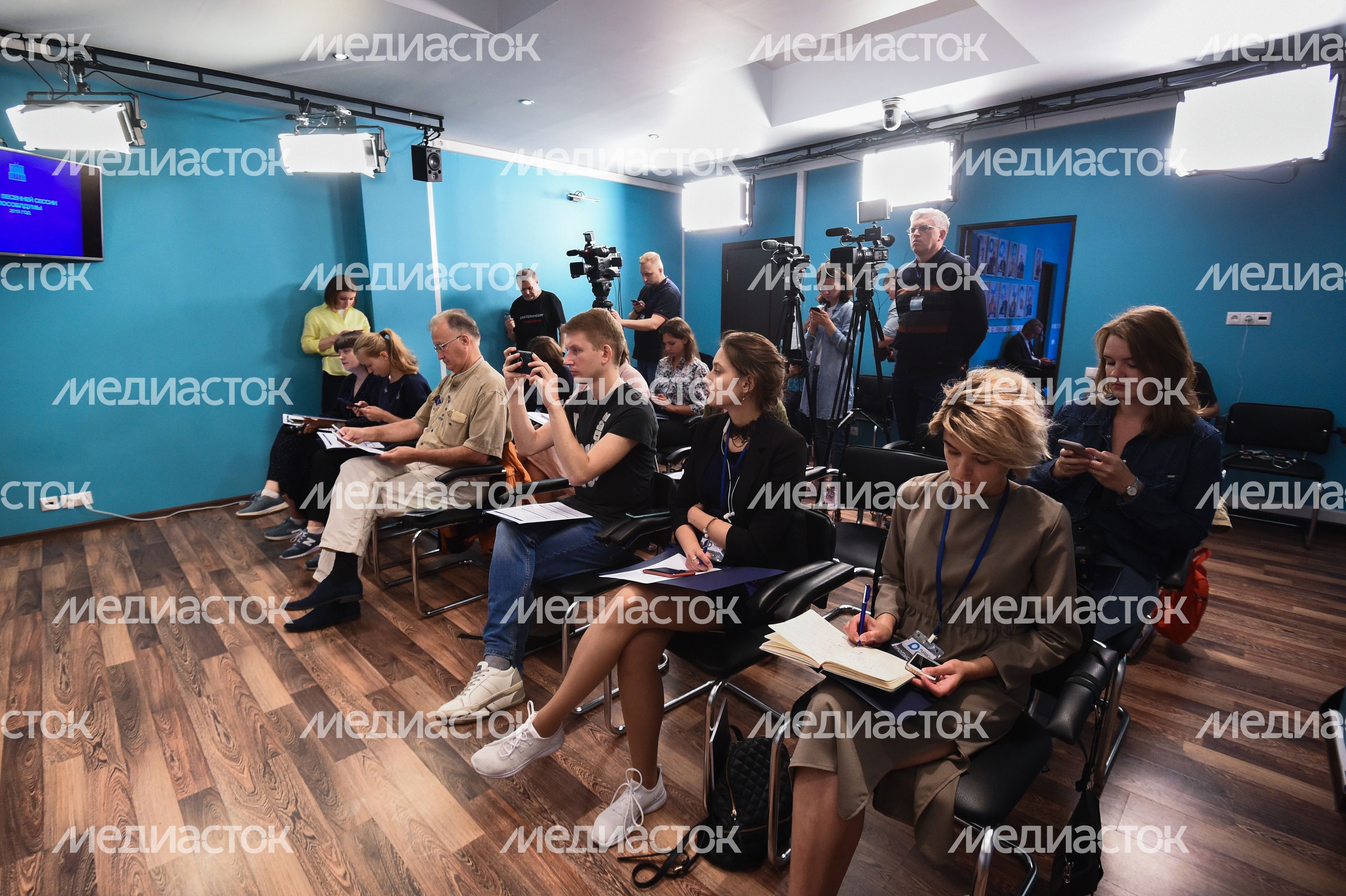 Пресс-конференция спикера Мособлдумы Игоря Брынцалова
