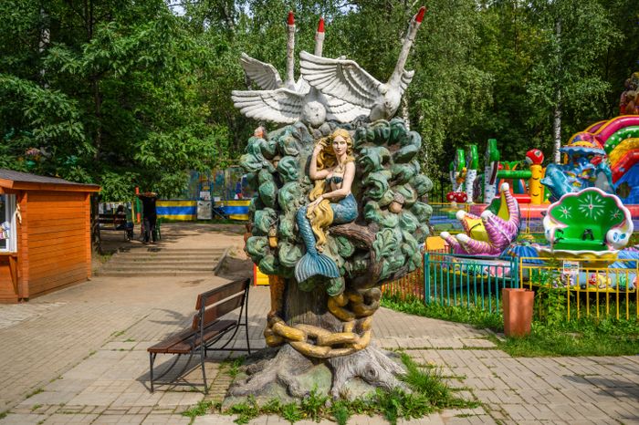 Летний Центральный парк культуры и отдыха в Лыткарино