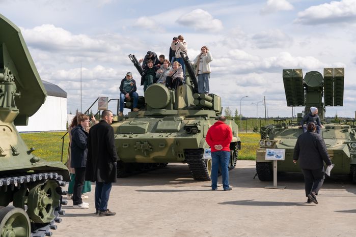 Боевая машина зенитного ракетного корпуса на Музейной площадке №1 парка «Патриот»