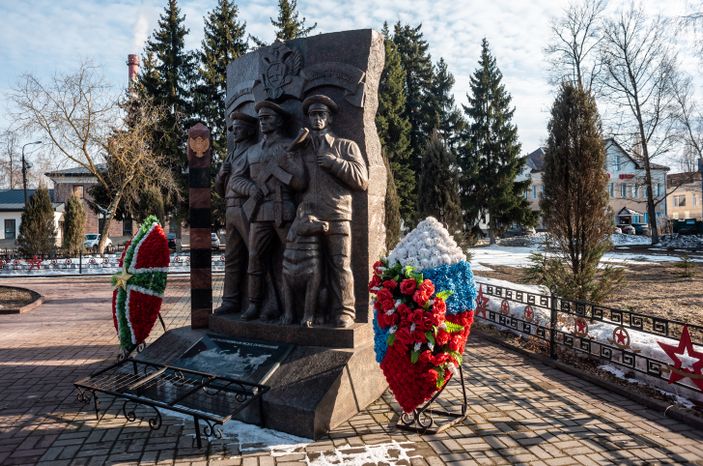 Зимние виды города Чехов