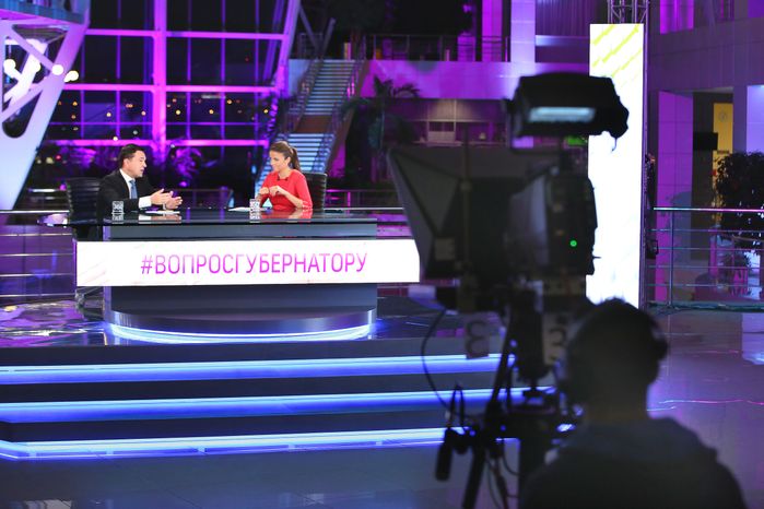 А. Воробьев в прямом эфире телеканала «360° Подмосковье»