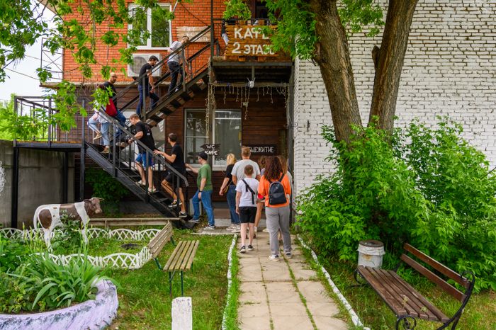 Ферма «Веселая корова» в деревне Антоново Раменского округа