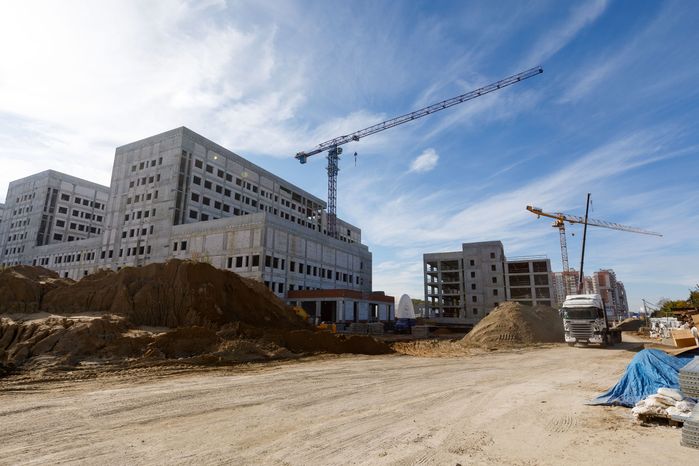 Строительство Центральной районной больницы в Балашихе 2025