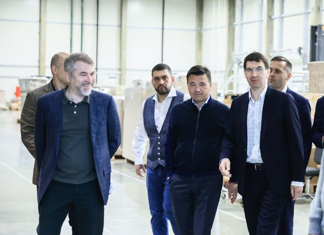 Посещение Андреем Воробьевым и Игорем Щеголевым предприятия «Ядро Фаб Дубна»