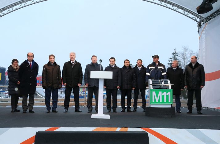 Открытие отрезка трассы М-11 Москва - Санкт-Петербург в Химках
