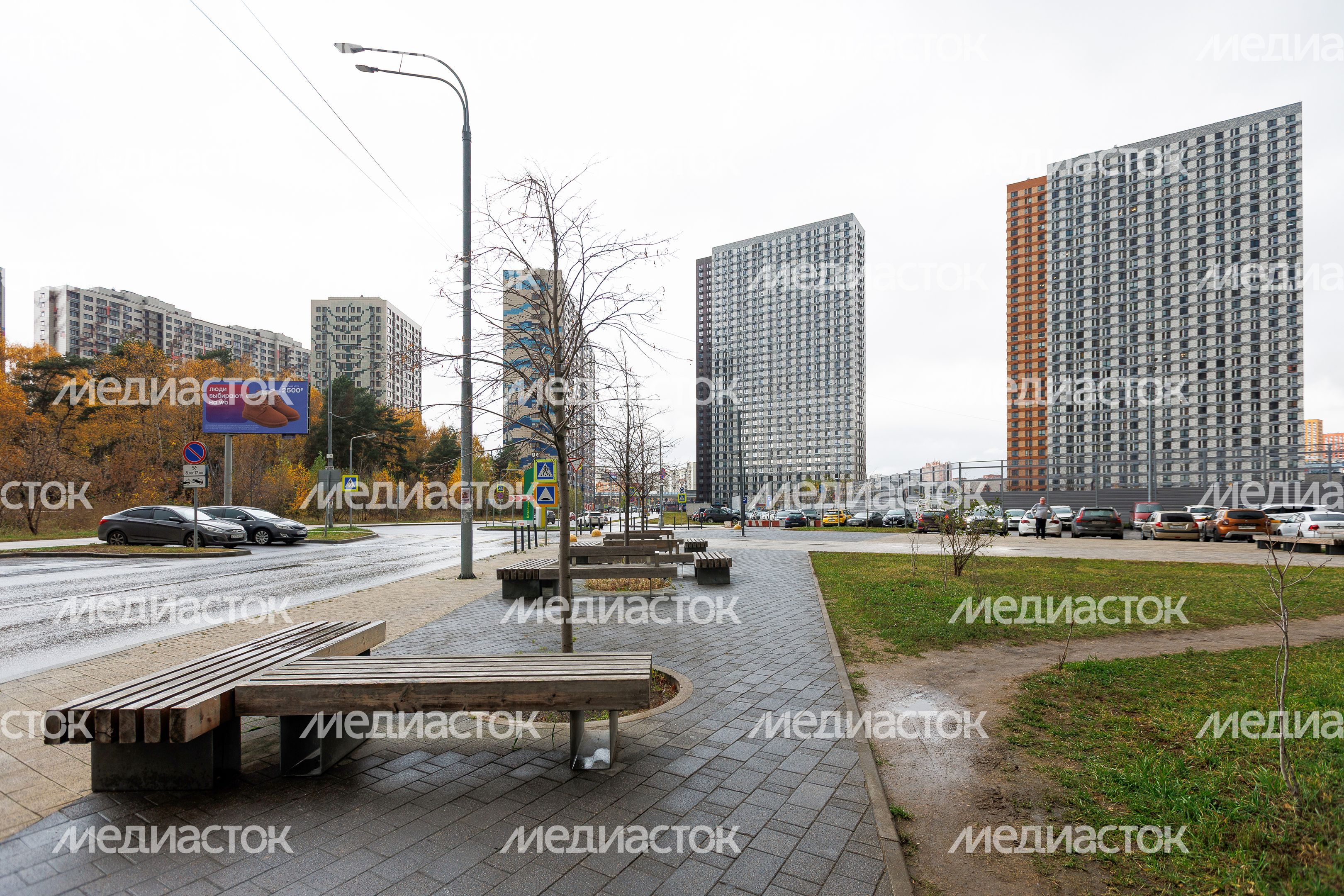 Виды города Котельники осенью Виды города Котельники осенью
