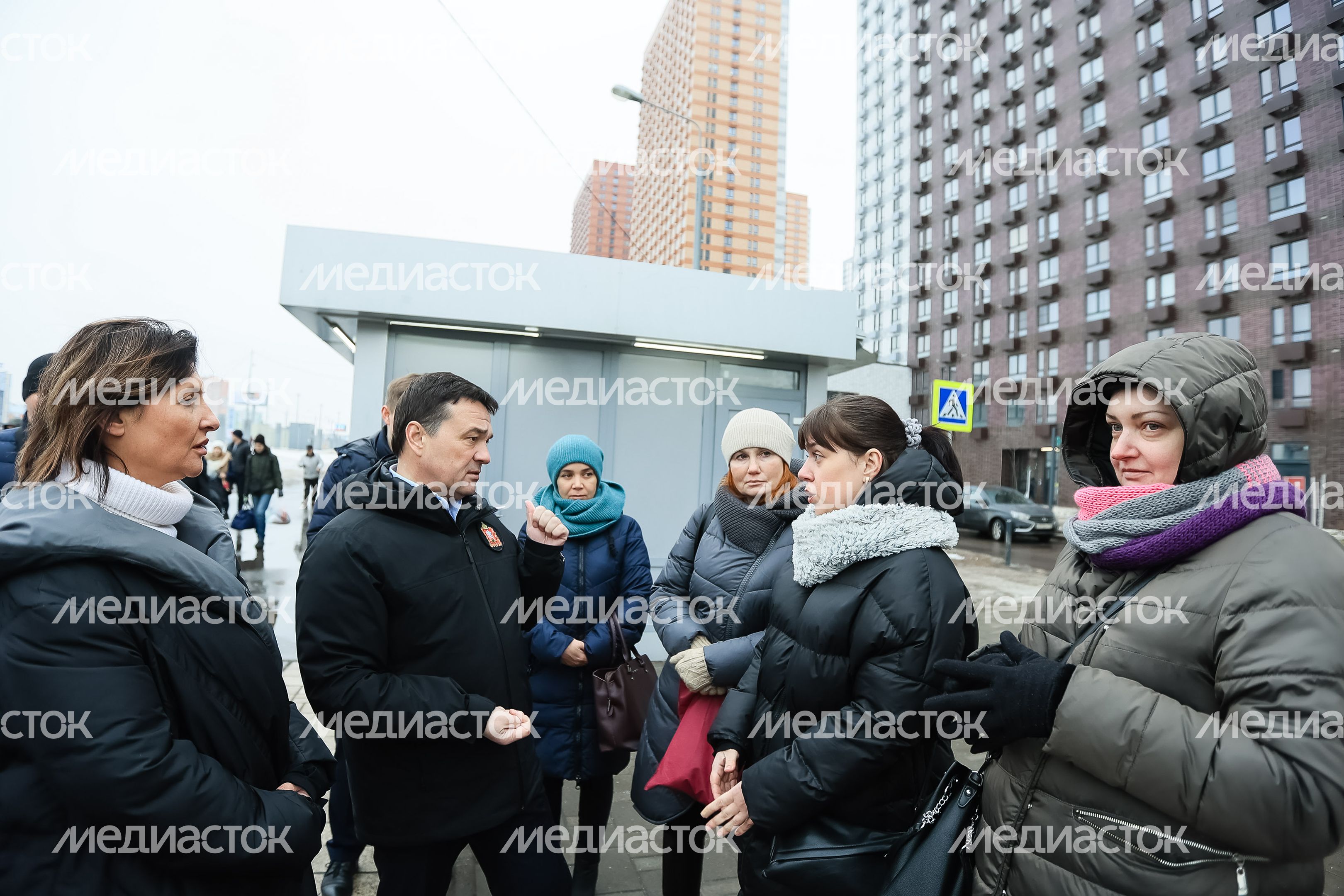 Посещение губернатором пересадочного узла в Котельниках