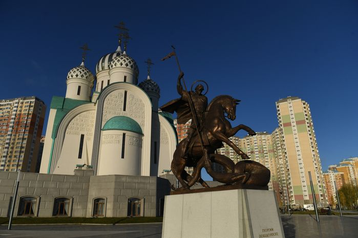 Проверка губернатором Подмосковья хода благоустройства набережной в микрорайоне Павшинская Пойма