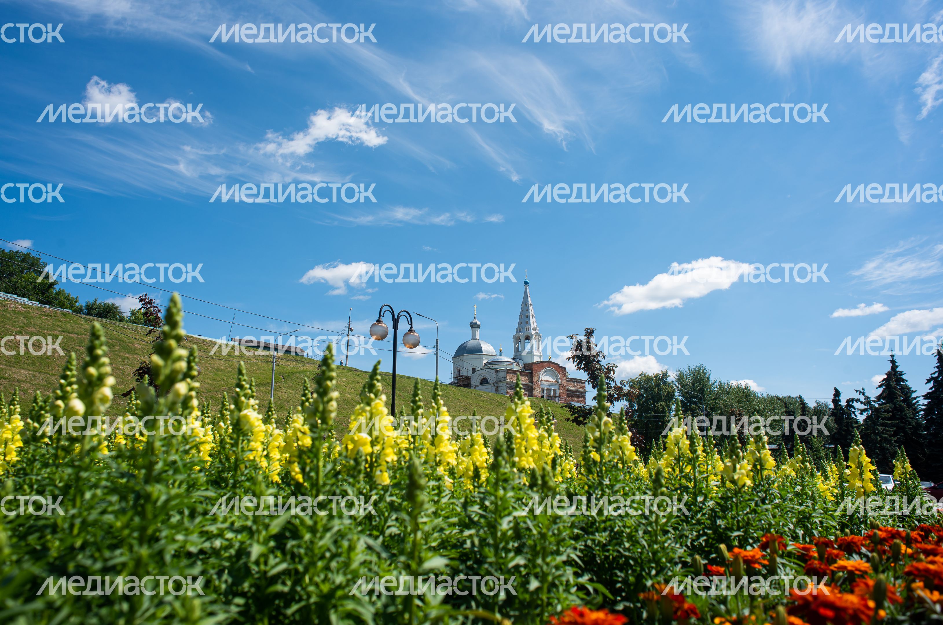 Летние виды города Серпухов