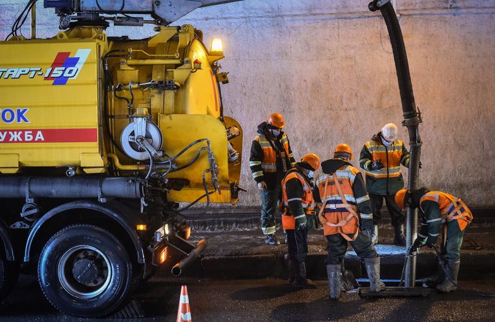 Ликвидация последствий резкого потепления в Москве