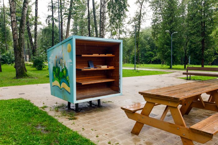 Библиотека в городском парке культуры и отдыха Солнечногорска