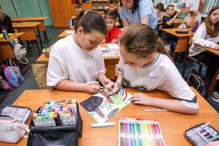 Химки. День добрых дел в СОШ «Наследие»