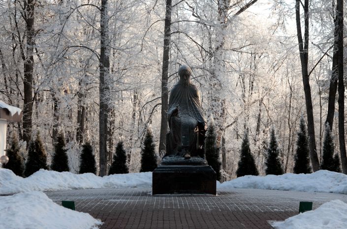 Памятник Савве Сторожевскому в Звенигороде