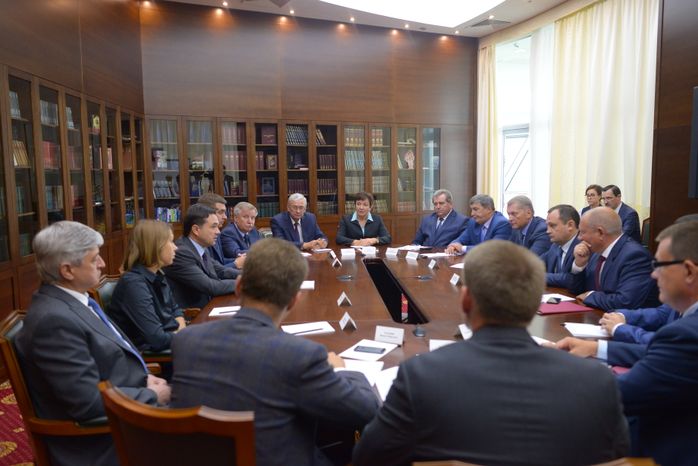 А. Воробьев провел совещание с руководящим составом Мособлдумы