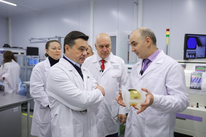 Андрей Воробьев запустил производство высокотехнологичной продукции в Подмосковье
