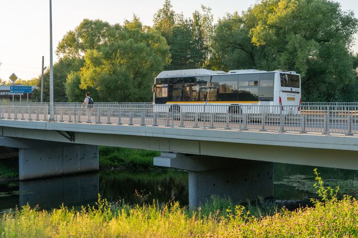 Племхозский мост через реку Рожайку в округе Домодедово