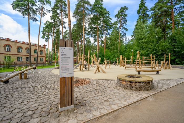 Лесопарк «Северный» в Пушкино летом