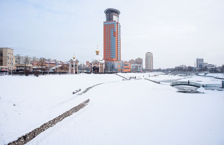 Зимние виды города Щелково